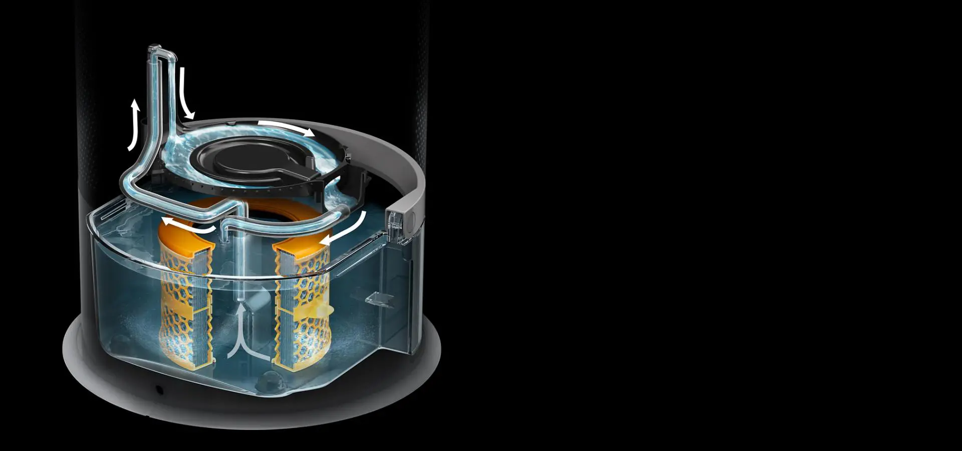 Oczyszczacz powietrza i wentylator z funkcją nawilżania Dyson Purifier Humidify + Cool Autoreact PH3A